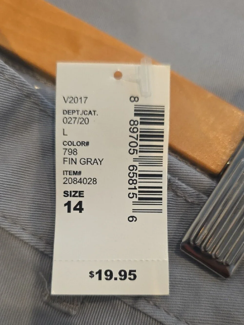 The Children's Place Light Gray Kids Casual Pants